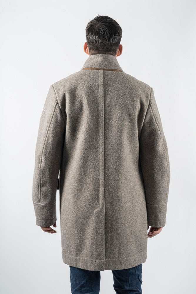 MANTEAU TROIS QUART / TAUPE
