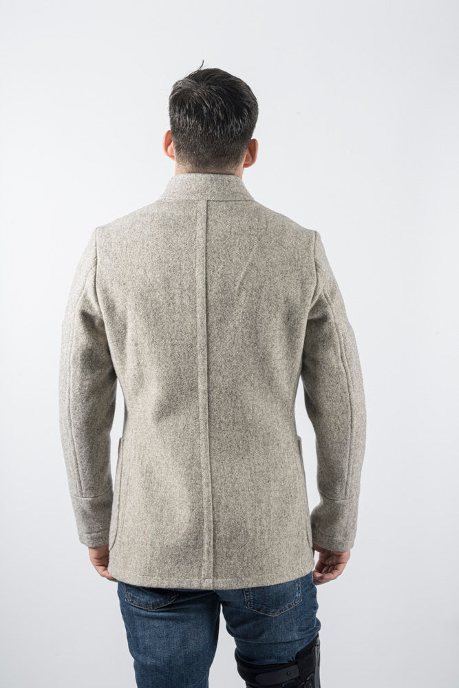 VESTE COL DEBOUT / FALAISE