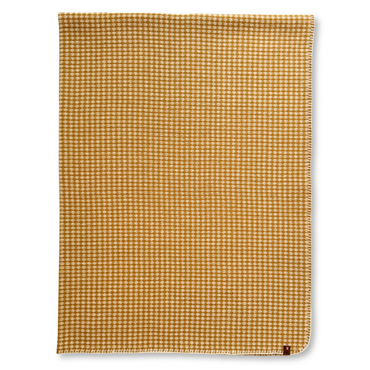 Plaid en laine Anémone / Ocre