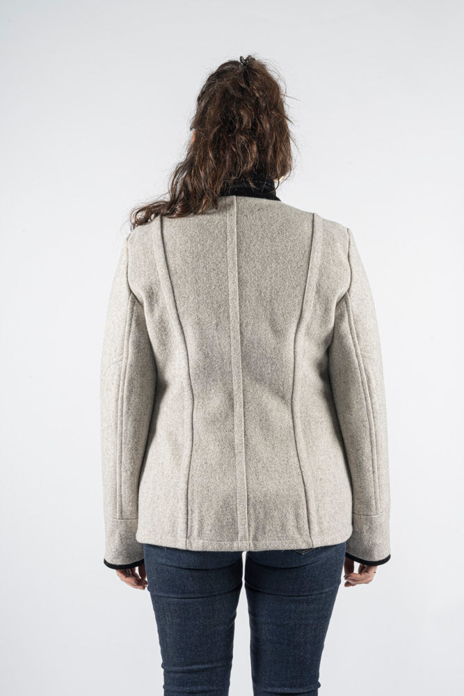 VESTE COL DEBOUT / FALAISE F