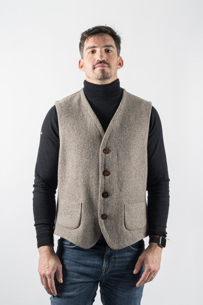 GILET / TAUPE